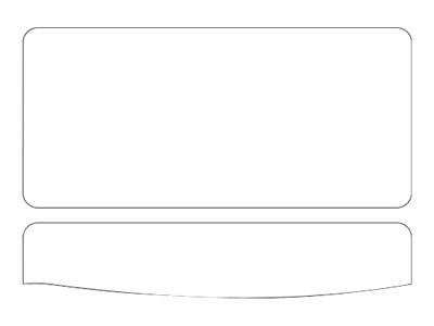 Zebra Z-Perform 1000T - 82.55 x 38.1 mm 1880 Etikett(en) (1 Rolle(n)