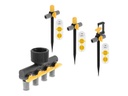 Delock Sprinkleranschluss Set - 4 Stücke - Schwarz