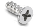 Delock Schrauben-Kit - M4 x 10 mm - Silber (Packung mit 50)
