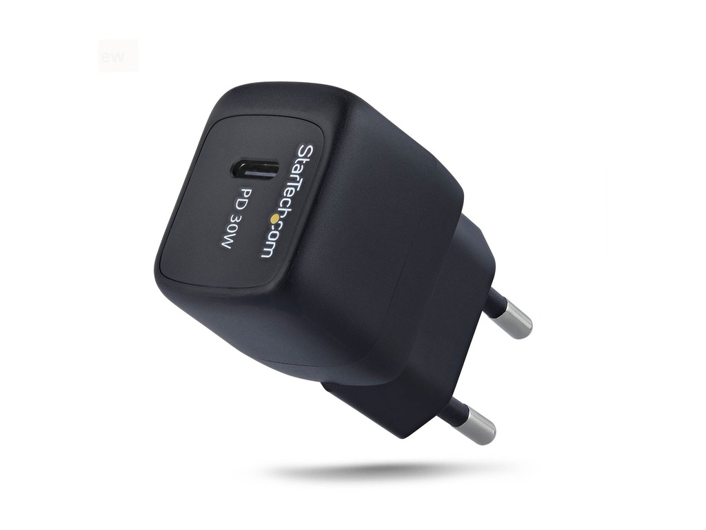 StarTech.com Startech - Netzteil - 5 / 9 / 15 / 20 V, portable, GaN - 30 watt - 3 A - PD/PPS (USB-C)