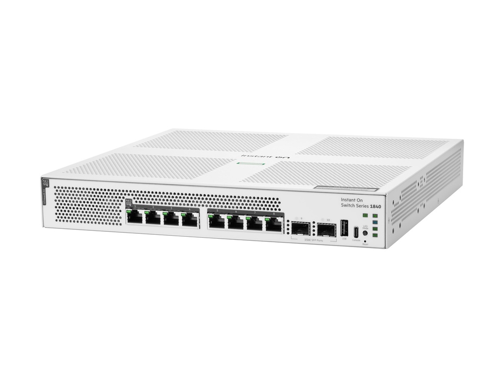 [S5E27A] HPE Networking Instant On 1840 - Switch - 8 x 10/100/1000 (PoE)