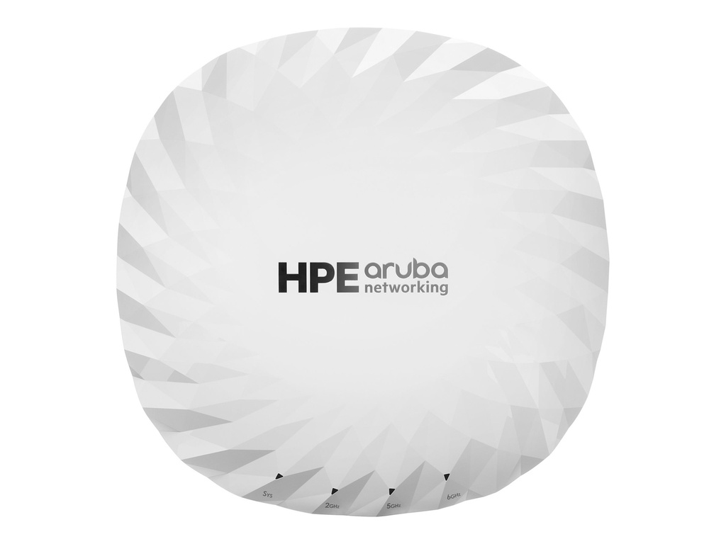 HPE Aruba Networking AP-735 (RW) - Campus - Accesspoint - Wi-Fi 7, Bluetooth 6.0 LE - Wi-Fi 7, Bluetooth, ZigBee - 2.4 GHz, 5 GHz, 6 GHz - wieder auf den Markt gebracht - BTO deckenmontierbar (Packung mit 5)