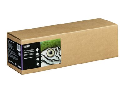 Epson Fine Art II - Baumwolle - strukturiert matt - 515 Mikron - Natural White - Rolle (43,2 cm x 15 m)
