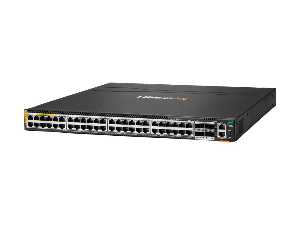 HPE Aruba Networking CX 6300M 48p Smart Rate 10G PTP/AVB Class8 PoE 4320W 4p QSFP28 100G MACsec - Switch - L3 Erweitert - managed - 48 x 1/2.5/5/10GBase-T (PoE++)