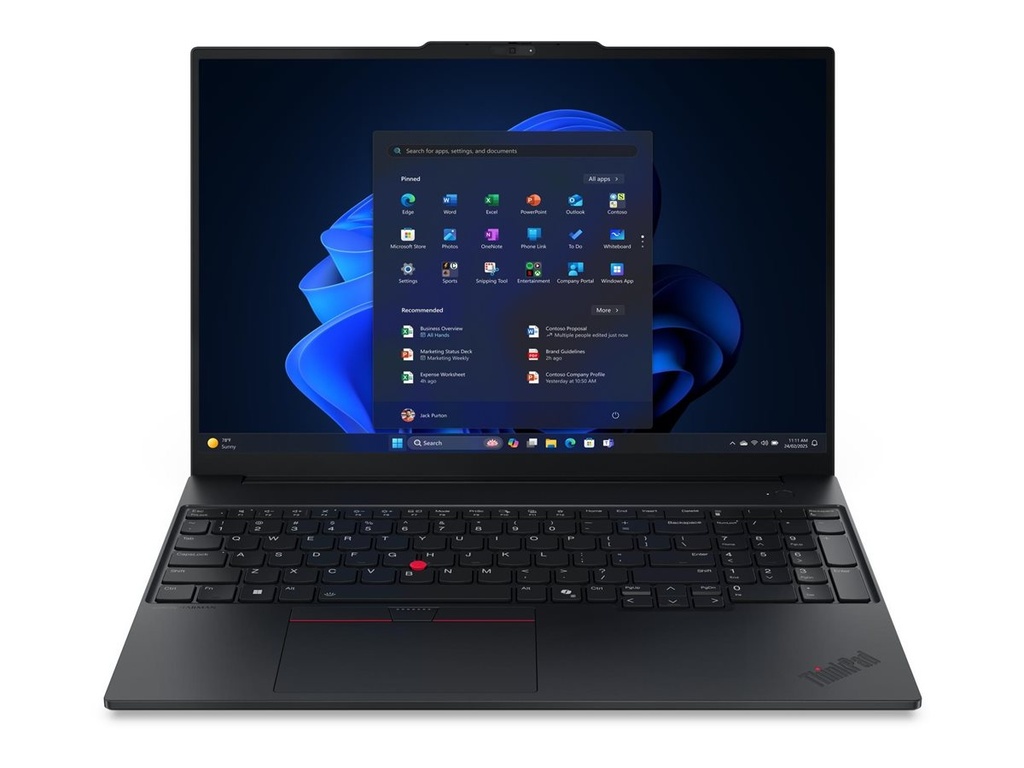 [22AY00A5GE] Lenovo ThinkPad E16 Gen 3 22AY - 180°-Scharnierdesign - Intel Core Ultra 5 236V - Win 11 Pro - Arc Graphics 130V - 16 GB RAM - 512 GB SSD TCG Opal Encryption 2, NVMe - 40.6 cm (16")
