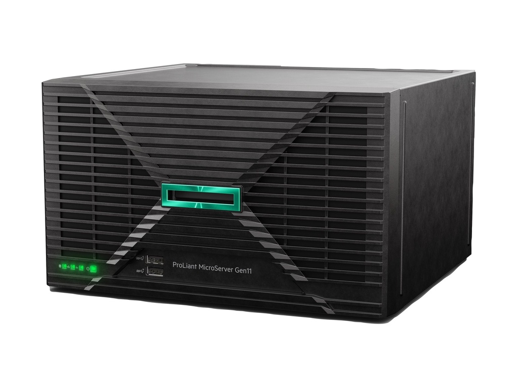 [P98163-425] HPE ProLiant MicroServer Gen11 - Server - Ultra-Micro-Tower - 1-Weg - 1 x Xeon 6325P / 3.5 GHz - RAM 32 GB - SATA - nicht Hot-Swap-fähig 8.9 cm (3.5")