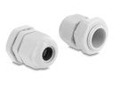 Delock Kabelverschraubung - M20 x 1.5 mm - RAL 7035, Grau (Packung mit 10)