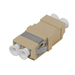 Synergy 21 LWL-Kupplung LC-Buchse/LC-Buchse 50/125u Multimode duplex PVC beige ohne Flansch - Multimode-Faser - Duplex