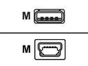 Datalogic CAB-421 - USB-Kabel - USB (M) zu Mini-USB, Typ B (M)
