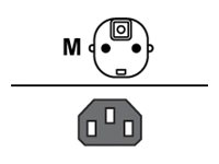 Zebra Stromkabel - power CEE 7/7 (M) zu power