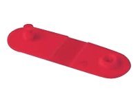 Zebra Armband-Clips - Rot (Packung mit 275)