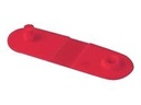 Zebra Armband-Clips - Rot (Packung mit 275)