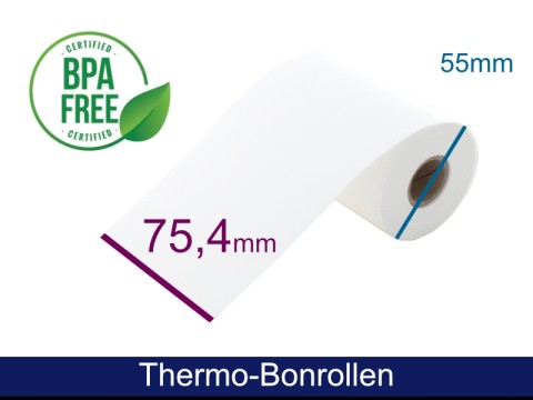 Zebra Z-Perform 1000D 80 Receipt - 80 Mikron - Rolle (7,54 cm x 21 m)