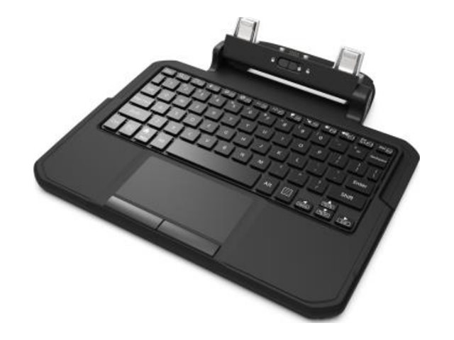 Zebra Tastatur - 2-in-1 - mit Touchpad - hinterleuchtet