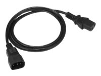 Zebra Stromkabel - power IEC 60320 C13 zu IEC 60320 C14