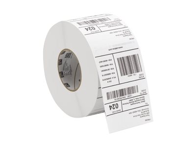 Zebra Z-Select 2000T - Papier - matt - permanenter Acrylklebstoff - Oberseite beschichtet - 139 Mikron - weiß - 102 x 51 mm 100 Etikett(en) (1 Rolle(n)