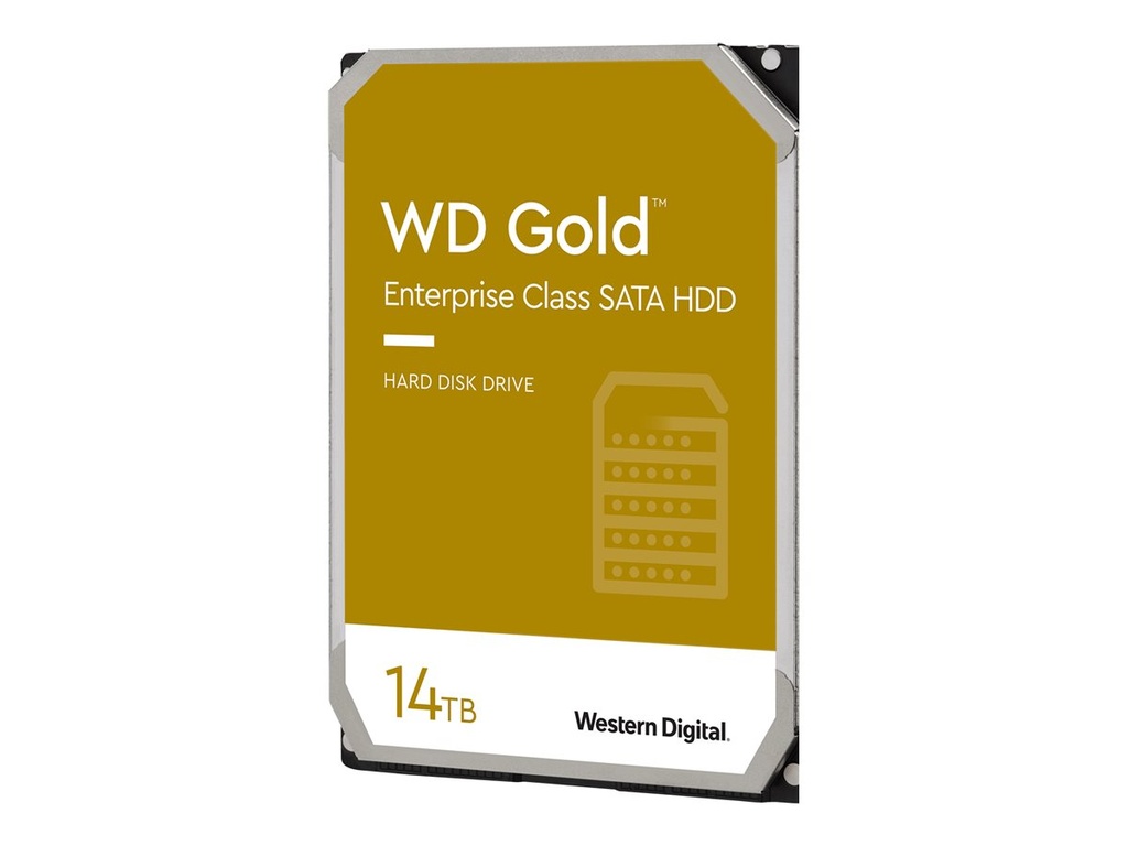 WD Gold DC HA750 Enterprise Class SATA HDD WD141KRYZ - Festplatte - 14 TB - intern - 3.5" (8.9 cm)