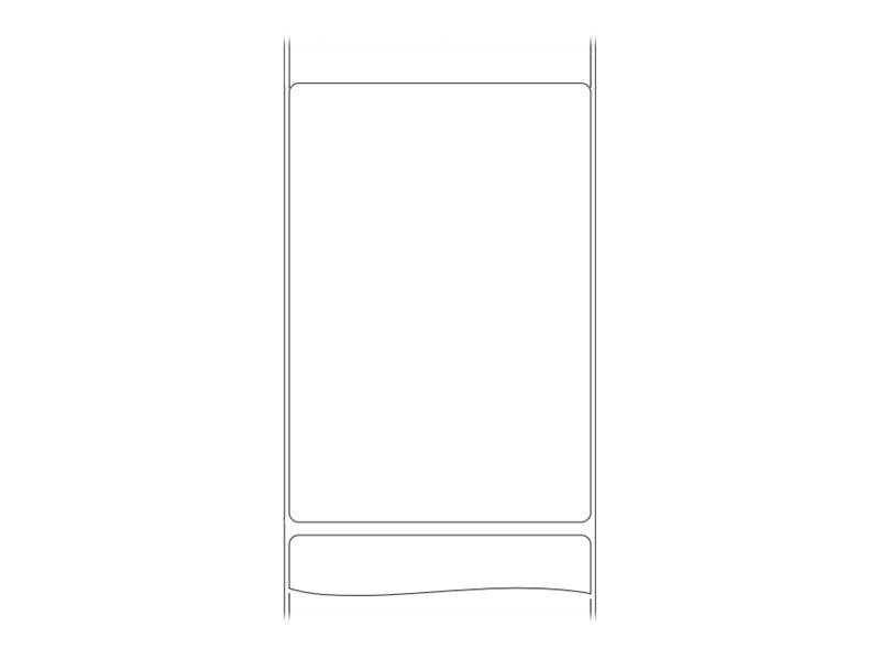 Zebra Z-Perform 1000D - Papier - seidig - selbstklebend, entfernbares Acryl - unbeschichtet - perforiert - weiß - 101.6 x 148 mm 1170 Etikett(en) (1 Rolle(n)