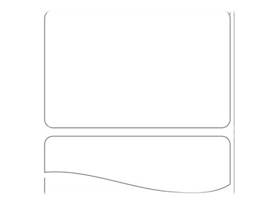 Zebra Z-Perform 1000D Removable - Papier - matt - entfernbarer Klebstoff - 142 Mikron - weiß - 44.45 x 69.85 mm 18600 Etikett(en) (12 Rolle(n)