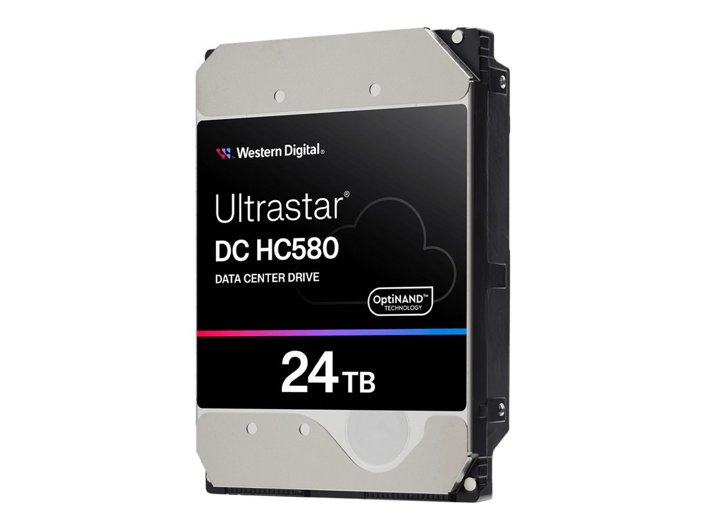 WD Ultrastar DC HC580 WUH722424AL5204 - Festplatte - Rechenzentrum - 24 TB - intern - 3.5" (8.9 cm)