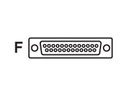 HONEYWELL Kabel seriell - DB-25 (W) zu ohne