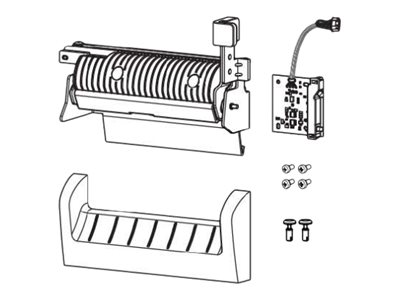 Zebra Drucker: Etikettenspende-Option - für