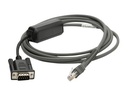 Zebra Kabel seriell - DB-9 (M) - 2.13 m - für