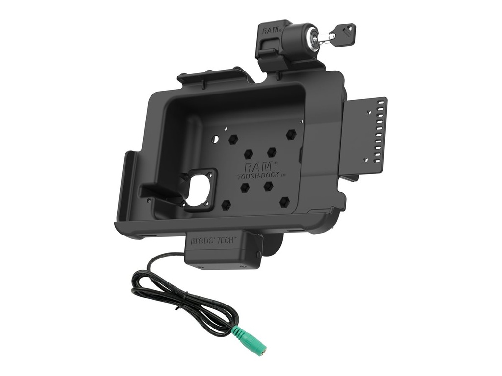 Zebra RAM Tough-Dock - Kfz-Ladeschale - Verriegelung (Pogo)