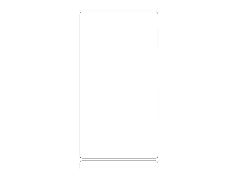 Zebra Z-Perform 1000D - Papier - seidig - permanenter Acrylklebstoff - unbeschichtet - weiß - 102 x 192 mm 800 Etikett(en) (1 Rolle(n)