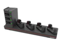 HONEYWELL Ladestation + AC-Netzteil - 4 x Batterien laden
