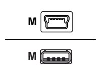 [P1031365-055] Zebra USB-Kabel - mini-USB Typ B (M) zu USB (M)