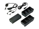 Zebra 3-Slot Battery Charger Connected via Y Cable - Batterieladegerät - Ausgangsanschlüsse: 3 - Großbritannien (Packung mit 2)