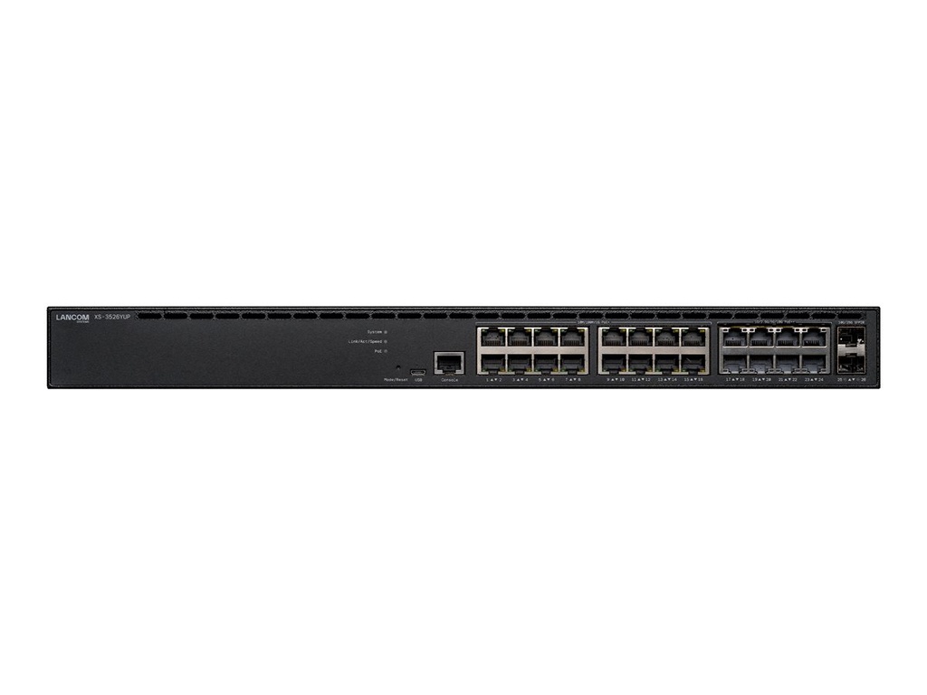 [61890] Lancom XS-3526YUP - Switch - Multi-Gigabit, für mittlere Szenarien - L3 - managed - 16 x 10/100/1000 (PoE+)
