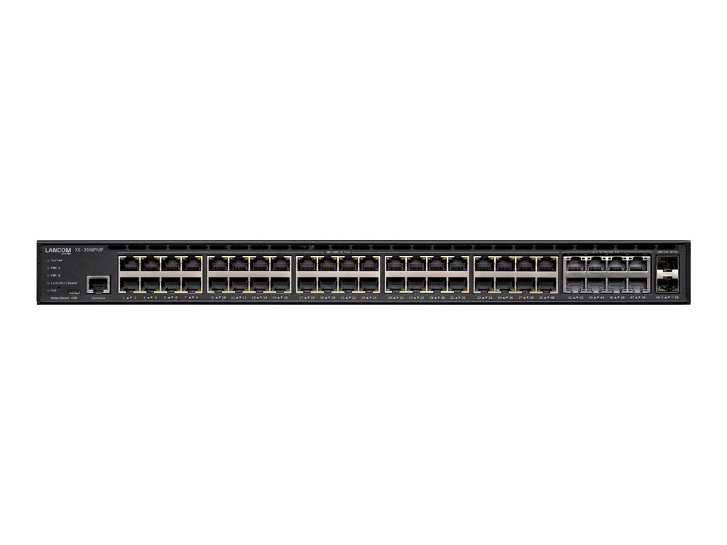 [61891] Lancom XS-3550YUP - Switch - Multi-Gigabit mit Stromredundanz - L3 - managed - 8 x 1000/2.5G/5G/10GBase-T (PoE++)