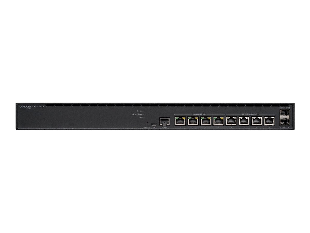 [61889] Lancom XS-3510YUP - Switch - Multi-Gigabit, für kleine Szenarien - managed - 4 x 10/100/1000 (PoE+)