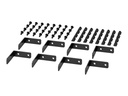 APC NetShelter - Rack Bracket - Schwarz (Packung mit 8)