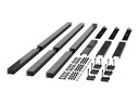 APC NetShelter - Rack Bracket - Schwarz - 1000 mm (Packung mit 3)