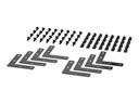 APC NetShelter - Rack Bracket - Schwarz (Packung mit 8)