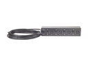 APC Basic Rack PDU - Steckdosenleiste (Rack - einbaufähig) - Wechselstrom 230 V - Eingabe, Eingang fest verdrahtet - Ausgangsanschlüsse: 4 (IEC 60320 C19)