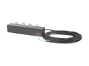 APC Basic Rack PDU - Steckdosenleiste (Rack - einbaufähig) - Wechselstrom 230 V - Eingabe, Eingang fest verdrahtet - Ausgangsanschlüsse: 4 (IEC 60309)