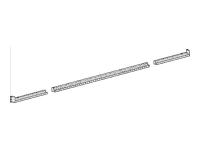 APC HyperPod Frame Aisle Length Beam 8-12ft - Teleskopisches Regal für Rack (Packung mit 2)