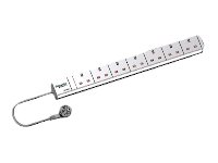APC Schneider Actassi - Steckdosenleiste (Rack - einbaufähig) - Wechselstrom 240 V - Ausgangsanschlüsse: 7 - 1U - 48.3 cm (19")