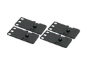 APC Rack Bracket - Schwarz - 1U - 48.3/58.4 cm (19"/23")