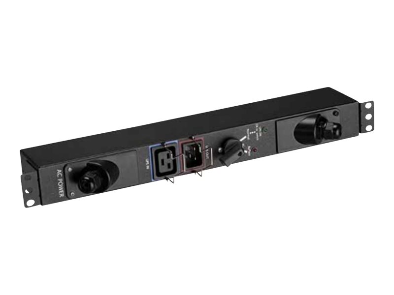 [MBP3KIH] Eaton HotSwap MBP - Umleitungsschalter (Rack - einbaufähig) - Wechselstrom 220-240 V - 3000 VA - Ausgangsanschlüsse: 2 - 48.3 cm (19")