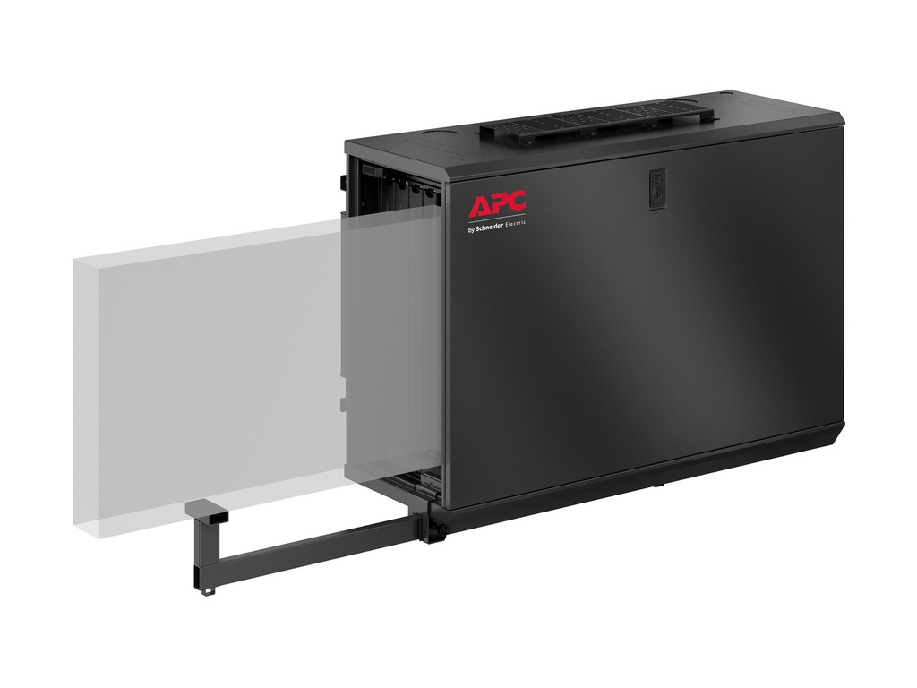 APC AR106V/I - Server-Stützhalterung - Schwarz