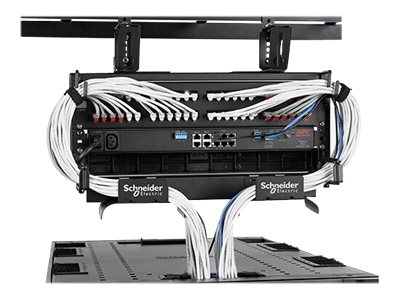 APC Rack-Kabelführungsrahmen - Schwarz - 4U - 48.3 cm (19")