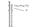 APC HyperPod Frame Vertical Post - Rack Halterungsset (2 Pfosten)