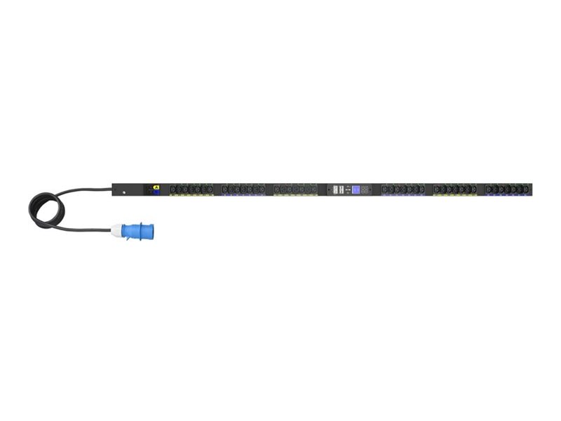 Eaton G4 - Stromverteilungseinheit (Rack - einbaufähig) - 32 A, verwaltet - Wechselstrom 200-240 V - 7.4 kW - 1-phasig - Ethernet 10/100/1000, serial - Eingabe, Eingang IEC 60309 32A - Ausgangsanschlüsse: 42 (24 x IEC 60320 C13, 18 x IEC 60320 C39)