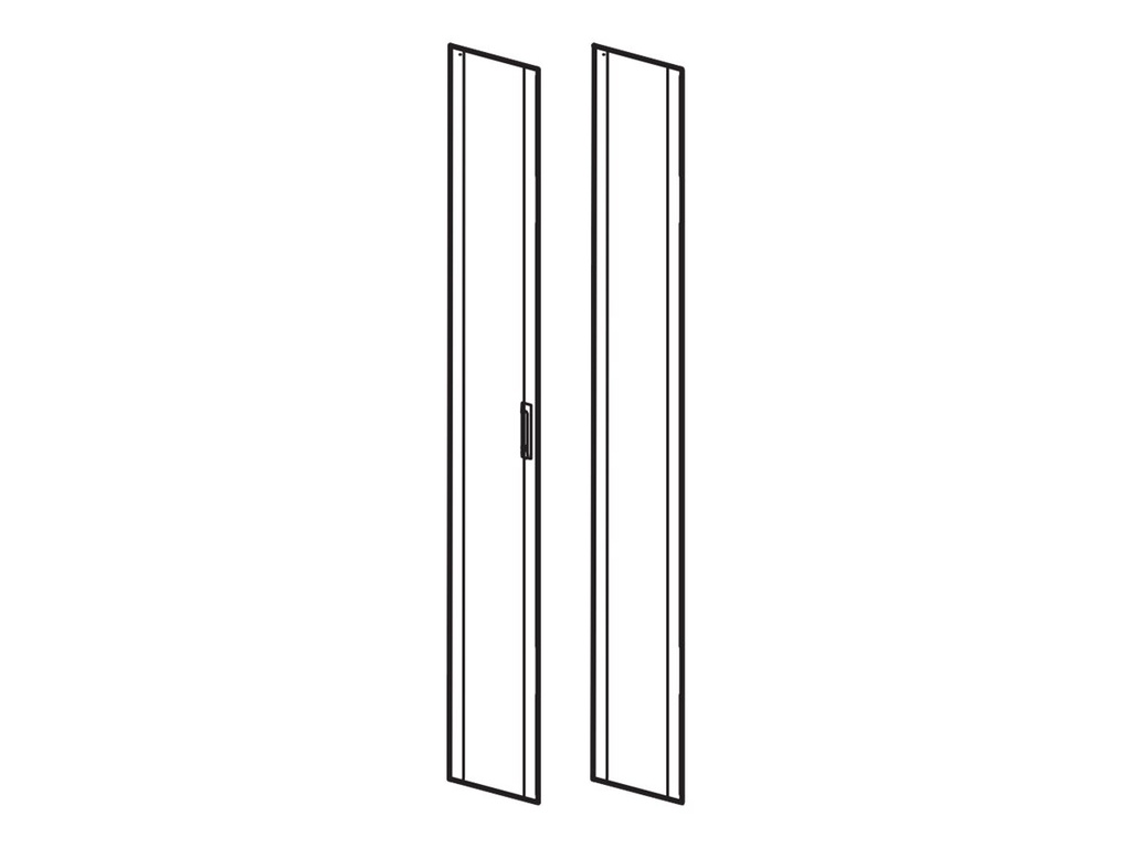 APC NetShelter SX - Rack-Tür - Grau - 42HE