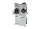 APC Steckdosenleiste (Plug-In-Modul) - Wechselstrom 208/240 V - Ausgangsanschlüsse: 2 (NEMA L6-30R, Hardwire 3-Wire (2PH + G))